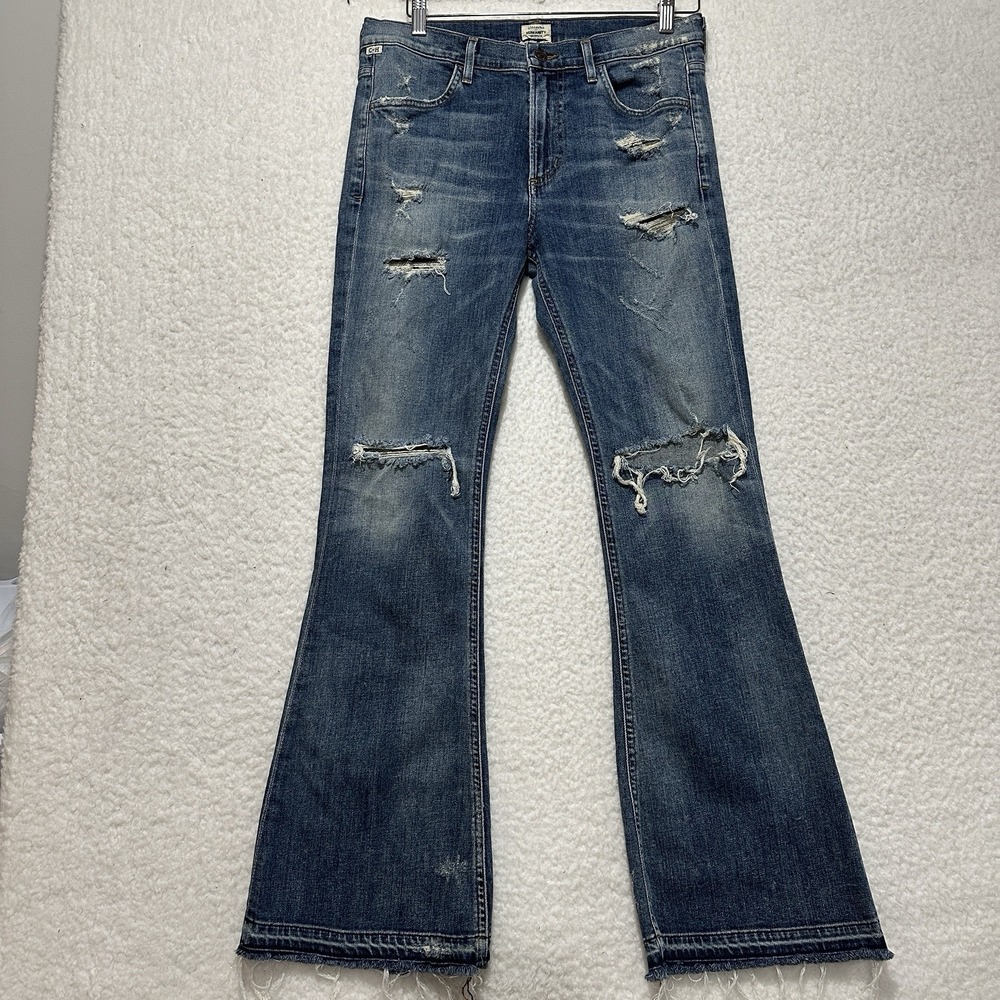 Citizens of Humanity Drew Flip Flop Flare Denim Jeans 30 y2k Premium Vintage